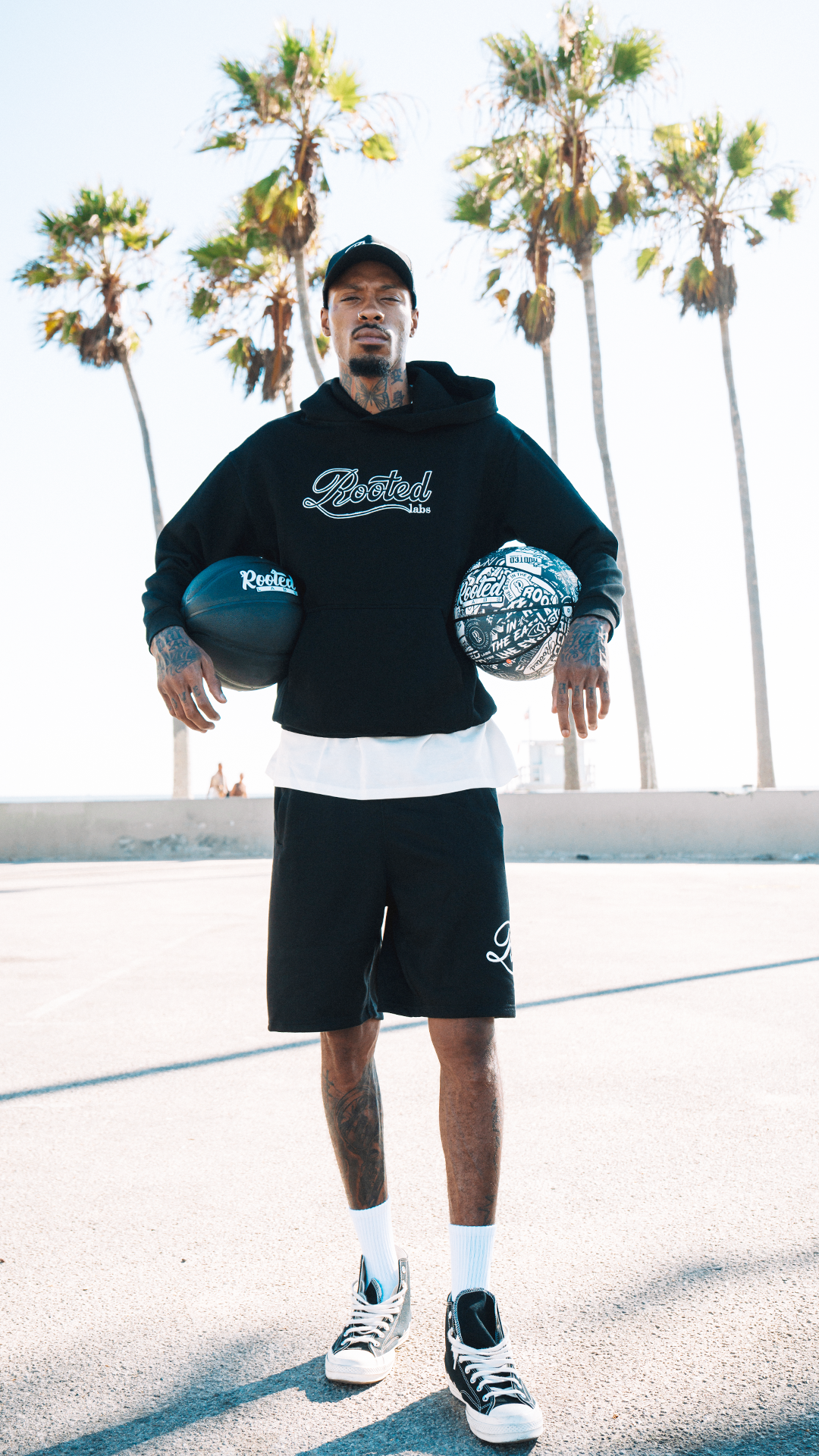 Rooted Labs Black Shorts