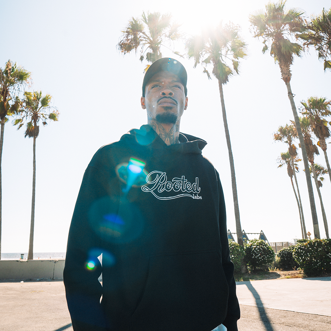 Rooted Labs Minimalist Black Hoodie