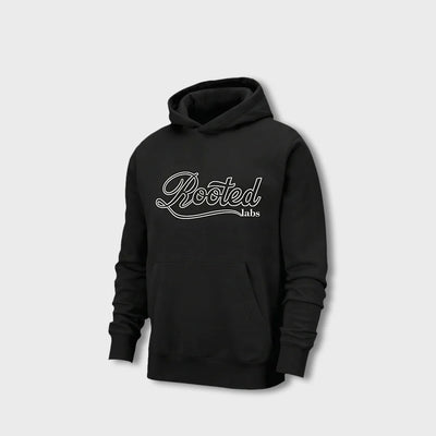 Rooted Labs Minimalist Black Hoodie